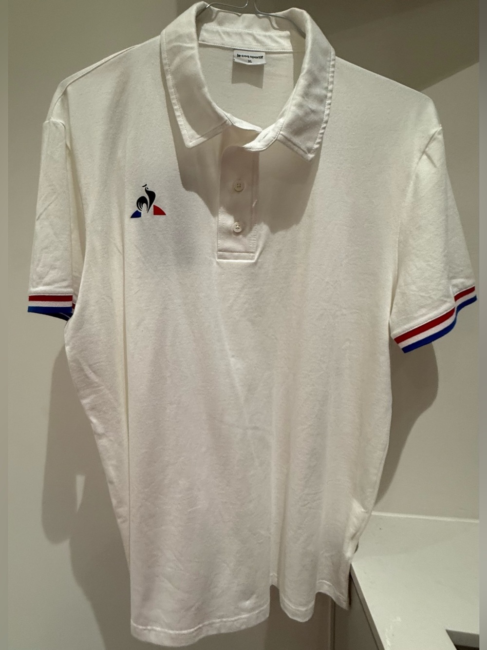 Le Coq Sportif Polo SS Presentation Tri N°1 Men's Polo Shirt • NWT • - Picture 4 of 7